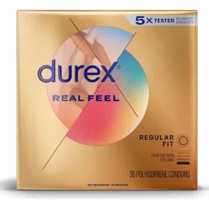 Durex Real Feel   sin latex caja 36 unidades