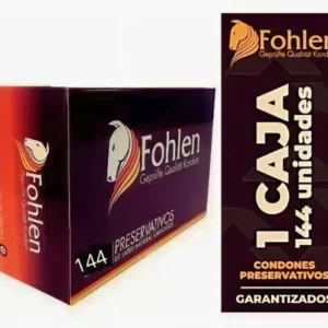 Fohlen caja 144 unidades latex natural